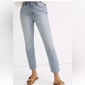 Madewell Curvy Perfect Vintage Jean in Fitzgerald Wash 28 NWT
